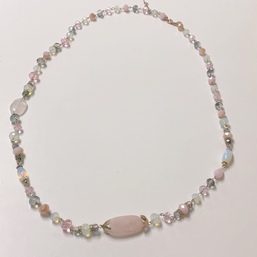 Neiman Marcus Gold Adjustable Gemstone Necklace